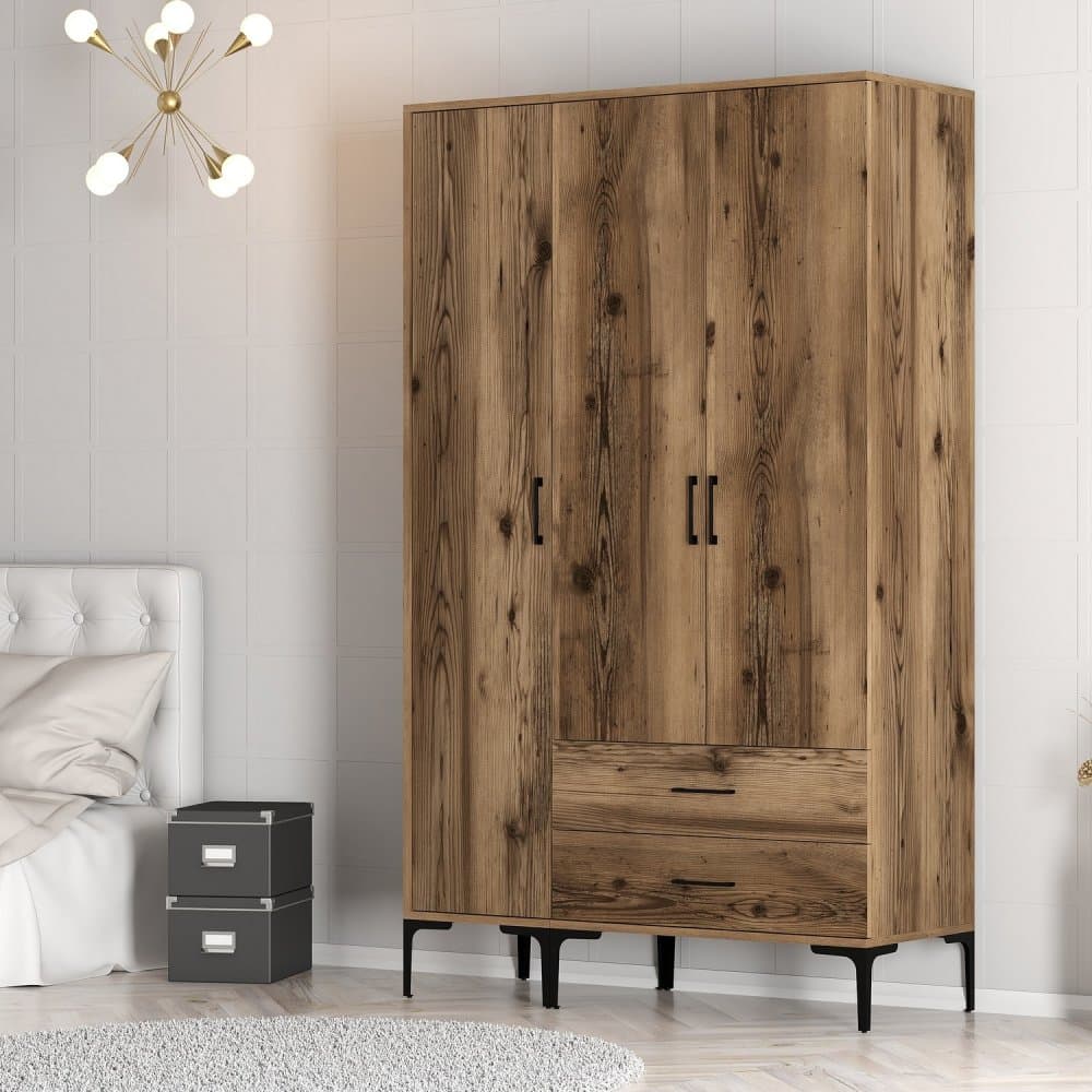 Šatníková skriňa Kumsal ST - Walnut 1