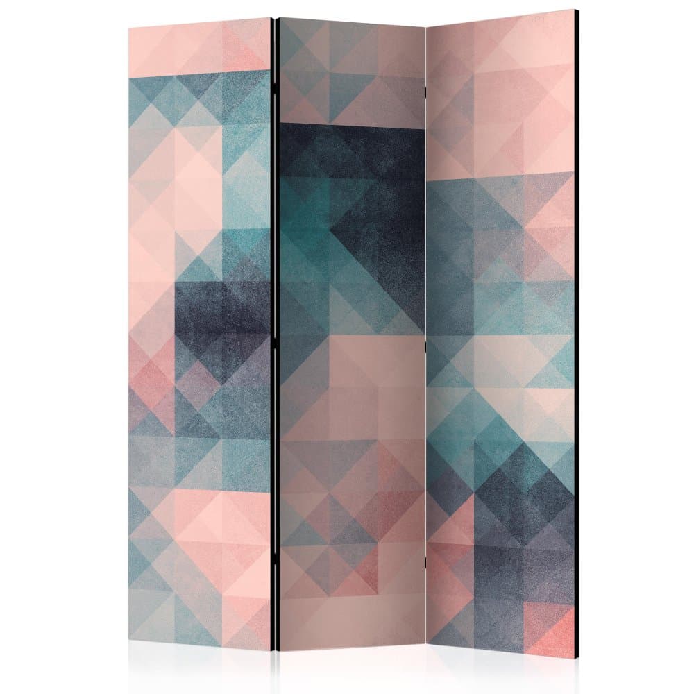 Paraván Pixels (Green and Pink) Dekorhome 1