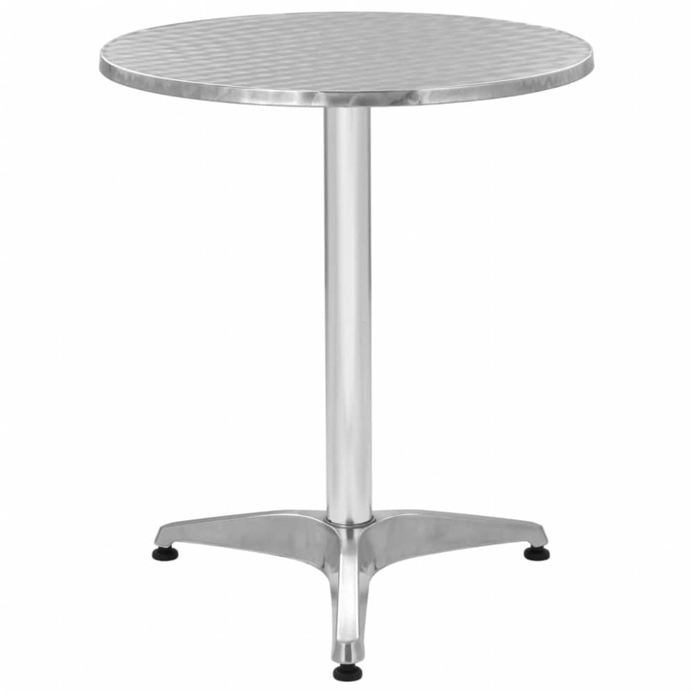 Okrúhly záhradný stôl hliníkový 60 cm