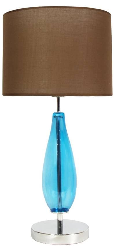 Stolová lampa Marrone v hnedej a modrej farbe 1