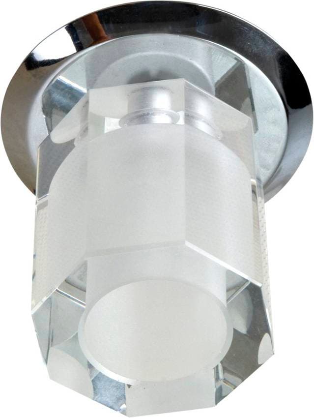 Stropné svietidlo polygonálne krištáľové chróm G4 20W SK-25