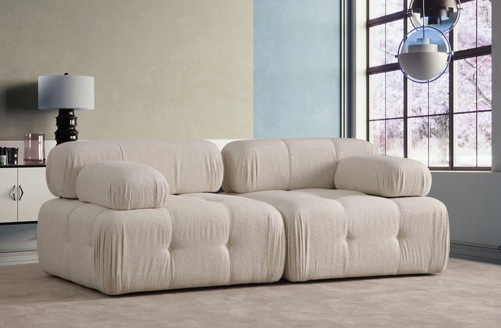 Dvojmiestna pohovka Doblo 2 Seater ( L1-1R) Cream Bouclette