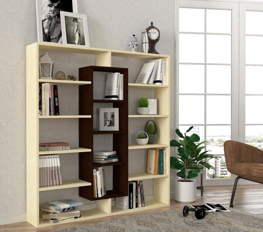 Knižnica Ample - Wenge, Birch 1