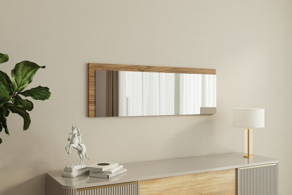 Zrkadlo Lariya - White, Walnut 1