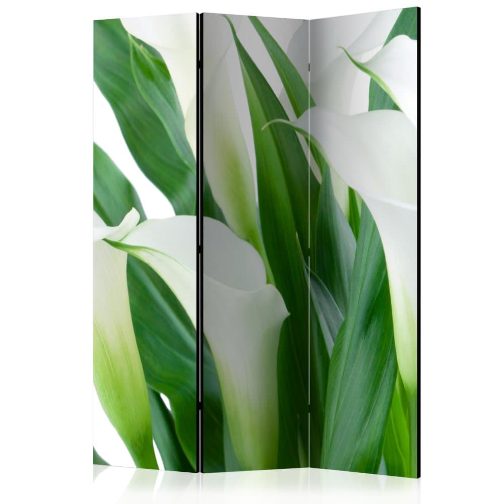 Paraván bunch of flowers - callas Dekorhome 1