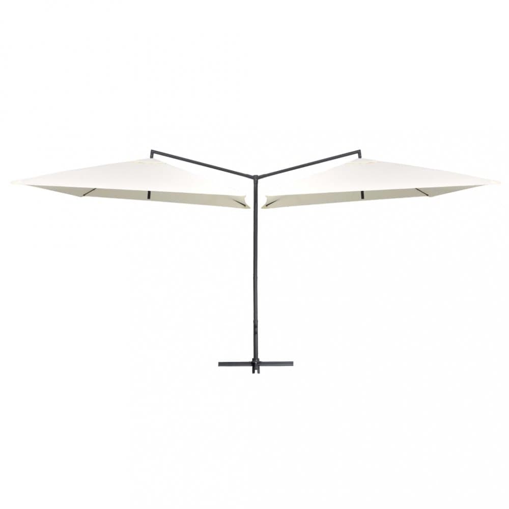 Dvojitý slnečník 485 x 250 cm Dekorhome 1