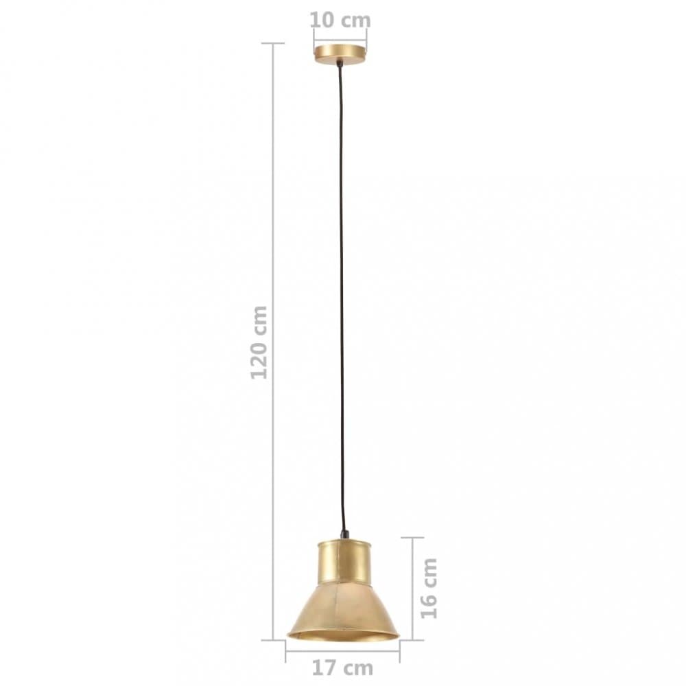 Závesná lampa mosadz Dekorhome 1