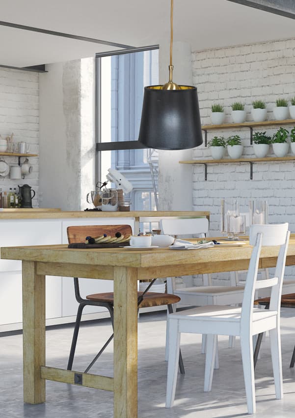 Stropná lampa závesná milonga e27 patina 1