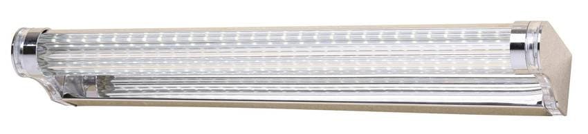 Nástenná lampa do kúpeľne chróm 42,5 cm LED 7W studená Moderno 1