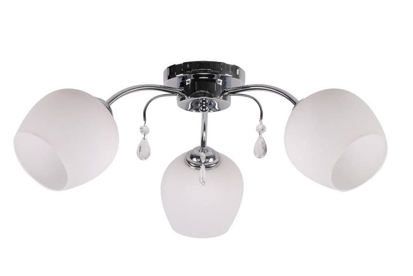 Stropná lampa Zachera 3X40W E27 Biela 1