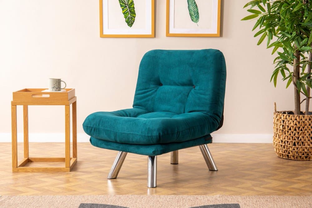 Rozkladacie kreslo Misa Small Solo - Petrol Green 1