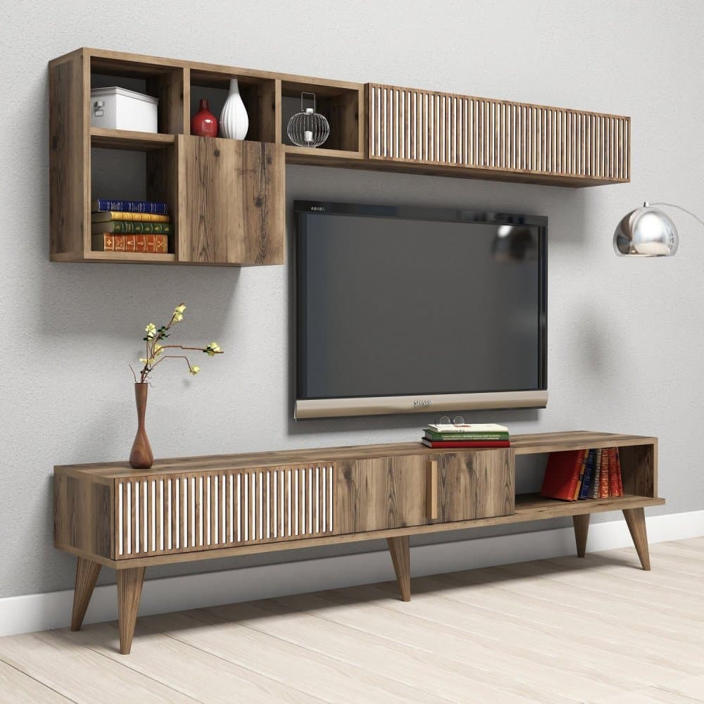 TV skrinka / Obývacia stena Milan - Walnut 1
