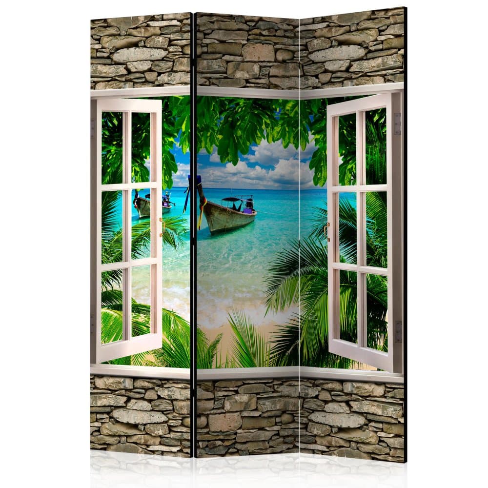 Paraván Tropical Beach Dekorhome 1