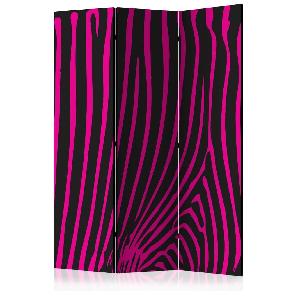 Paraván Zebra pattern (violet) Dekorhome 1