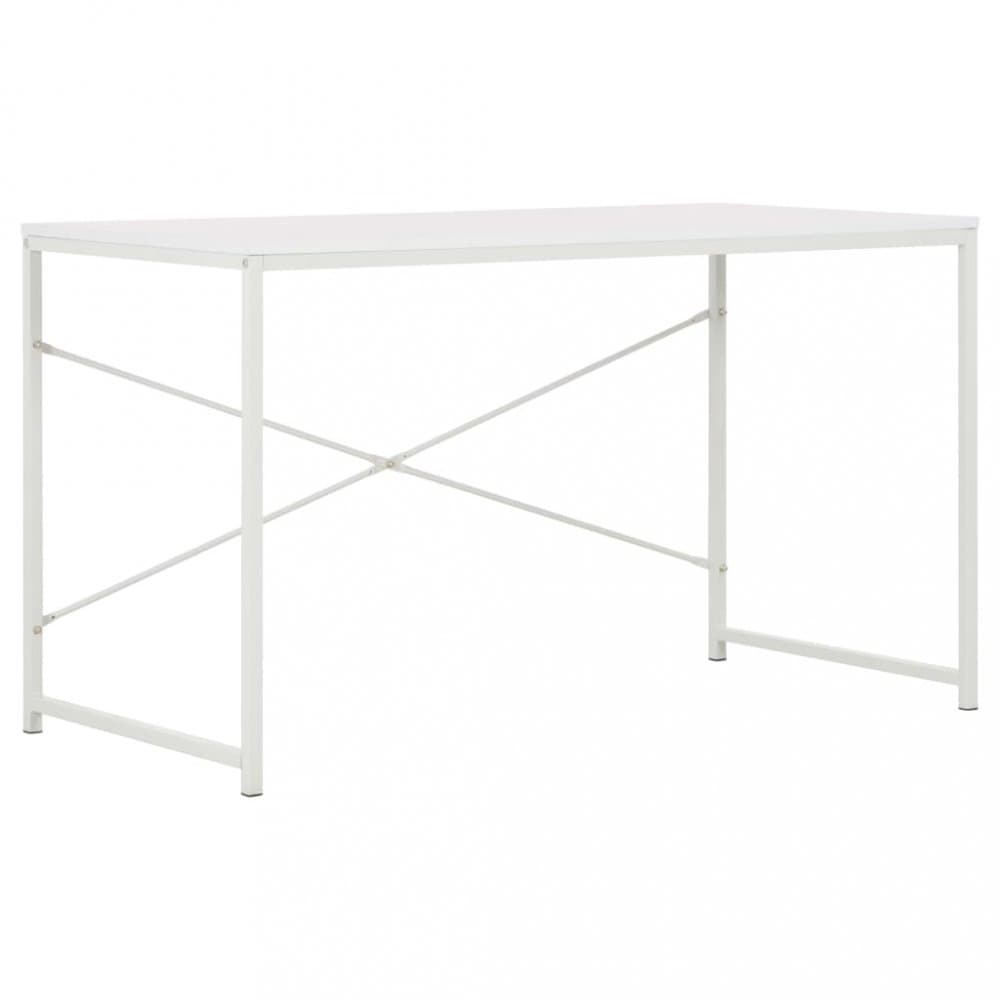 Písací stôl 120x60 cm drevotrieska / oceľ Dekorhome