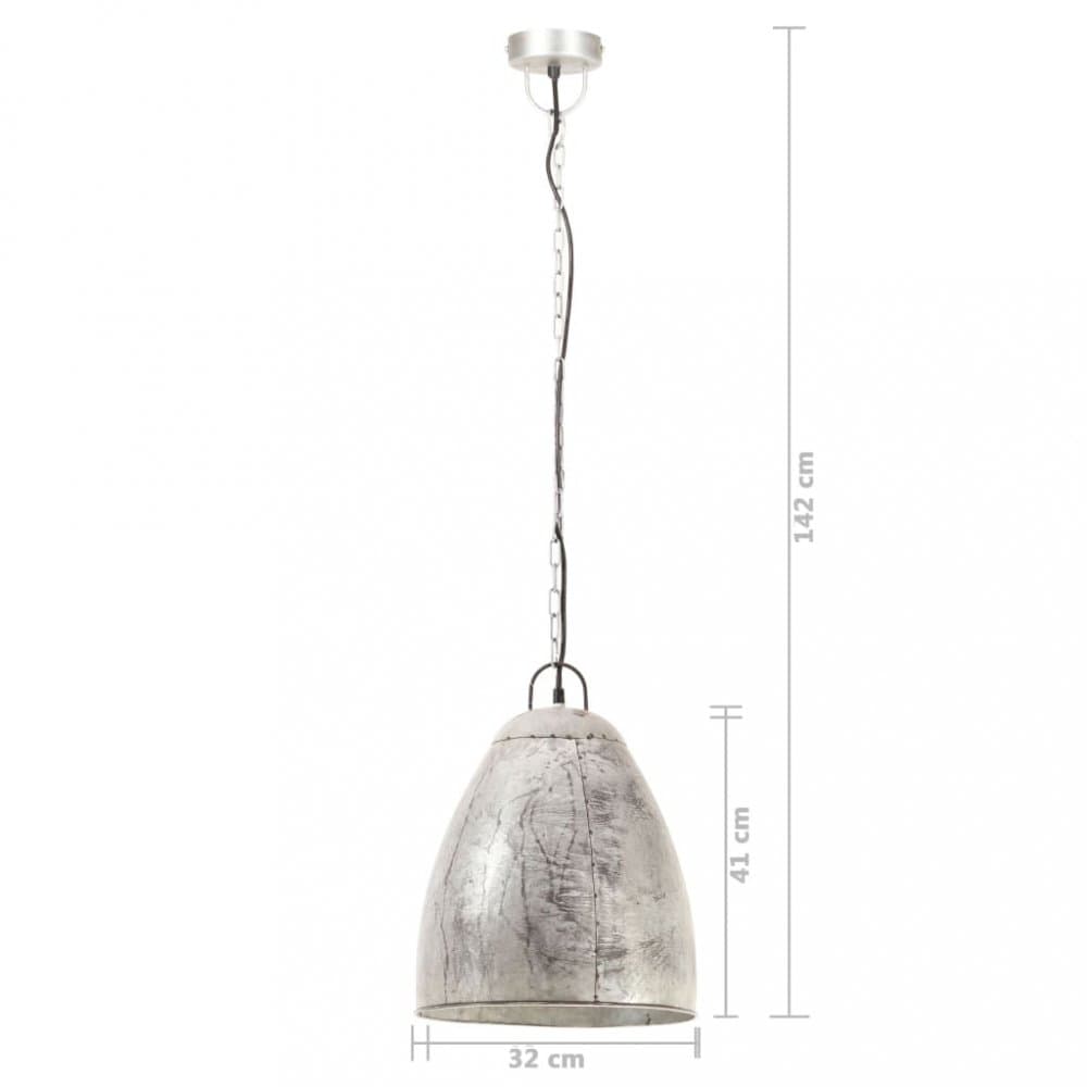 Závesná lampa strieborný kov Dekorhome 1