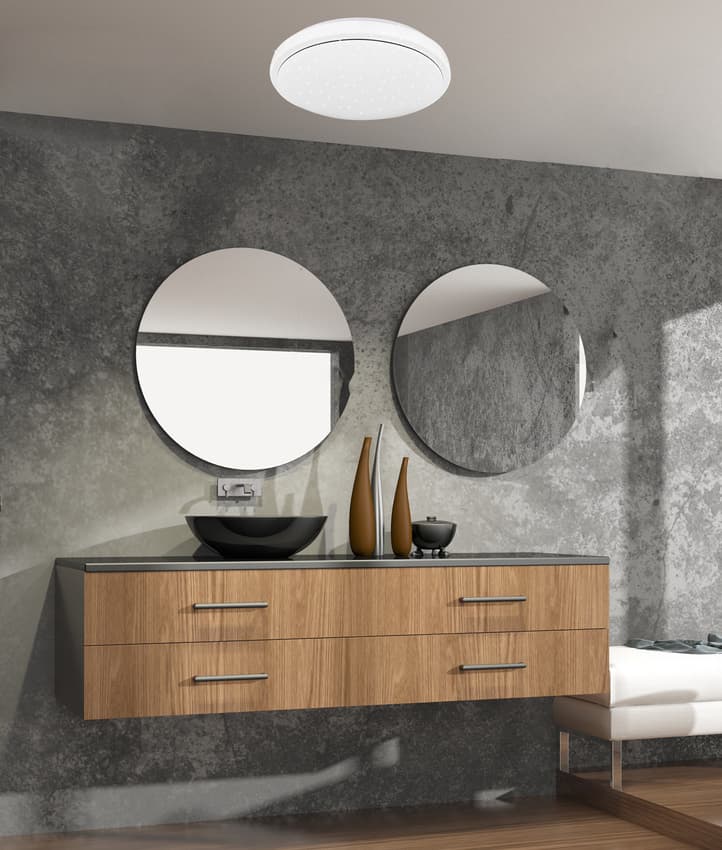Stropná lampa Jasper 36W LED 49Cm Biela 4000K IP44 1