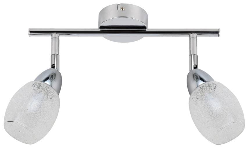 Nástenná lampa 2X6W LED okrúhla chrómová RICO 1