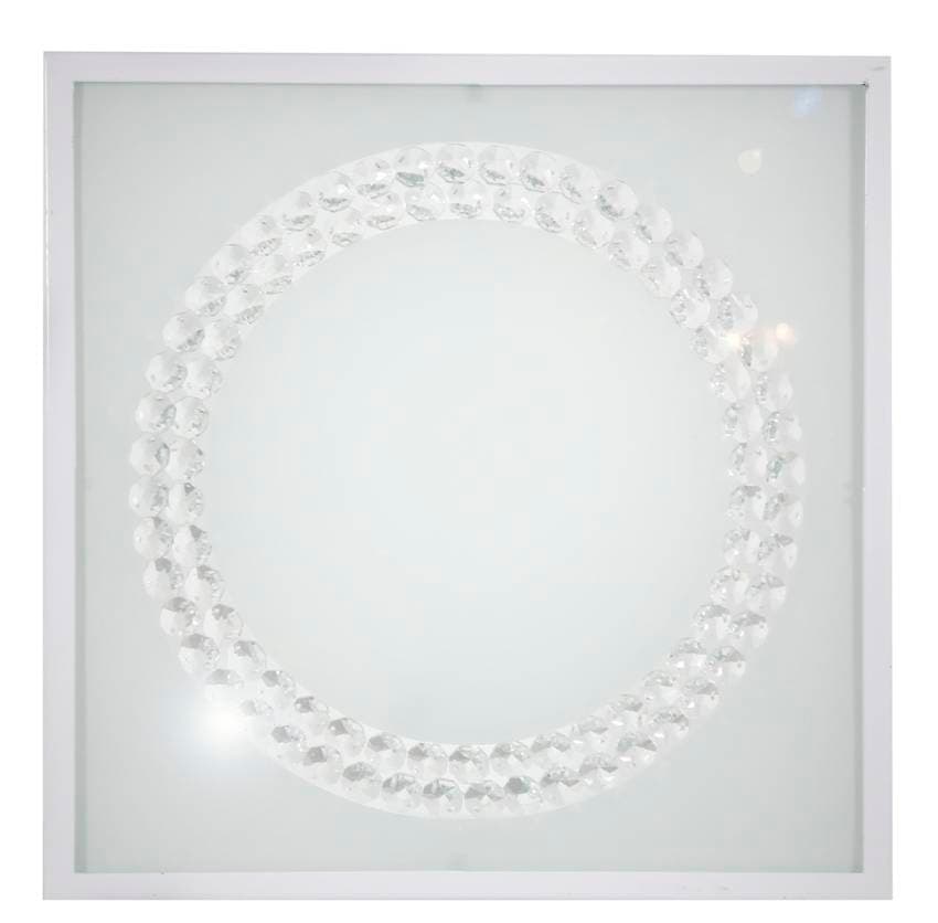 Stropné svietidlo Lux Plafon 16W LED 6500K Biele Veľké Kruhové