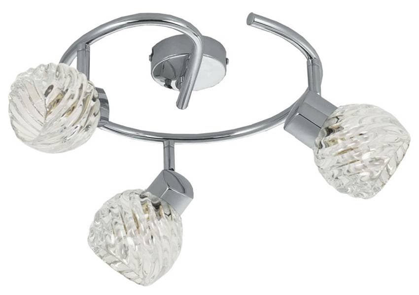 Stropná špirálová lampa Fox 3X40W G9