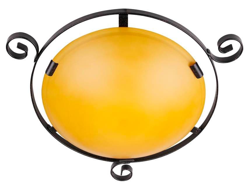 Stropná lampa Tradition 2X60W hnedá