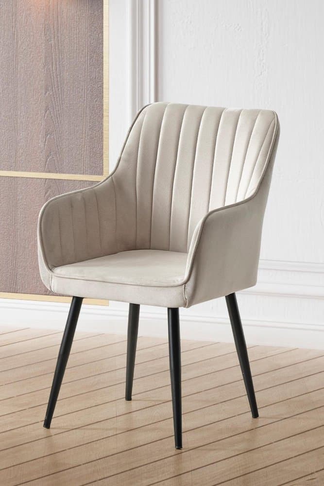 Súprava stoličiek (2 kusy) Nova - Cream, Black 1