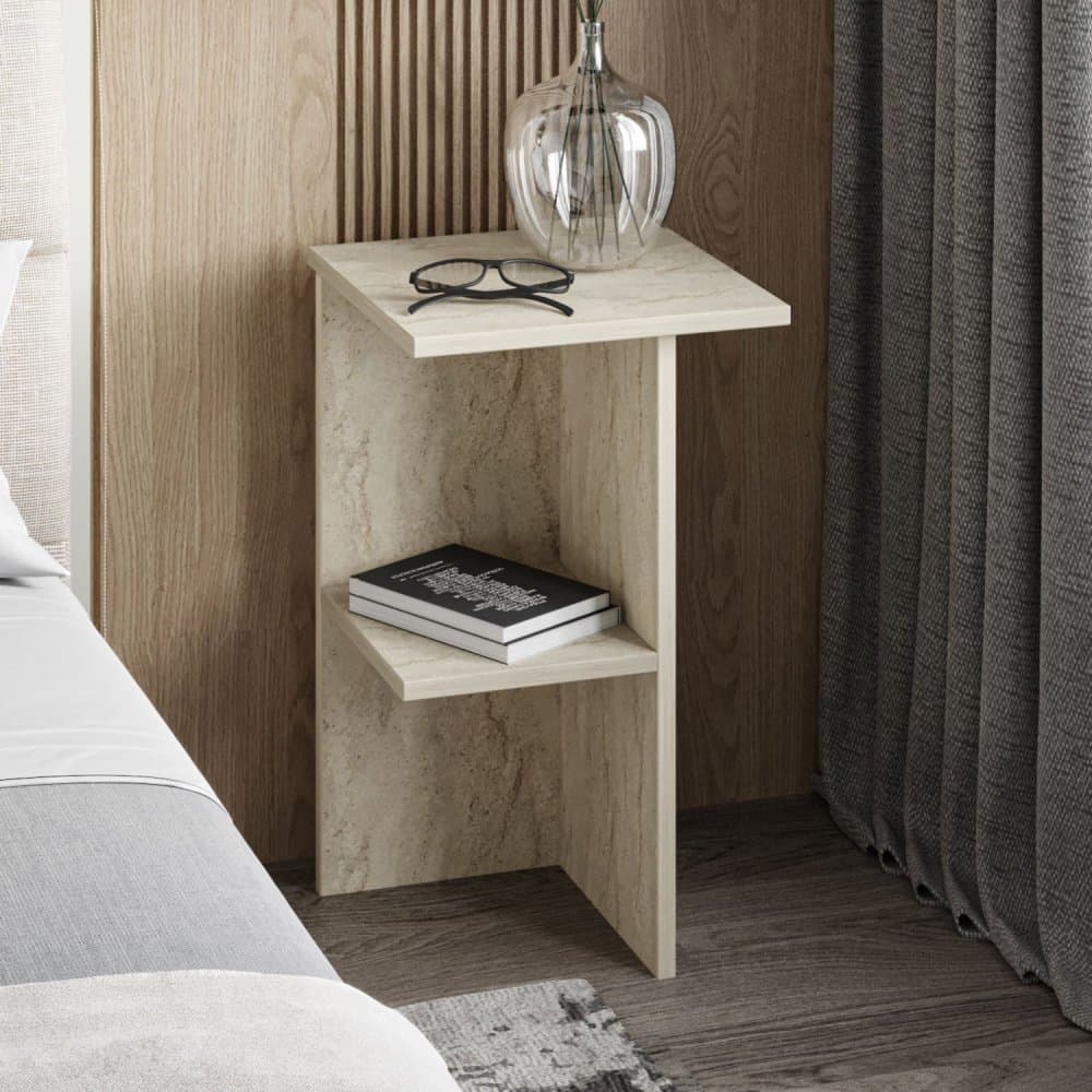 Nočný stolík Leray - Travertine 1