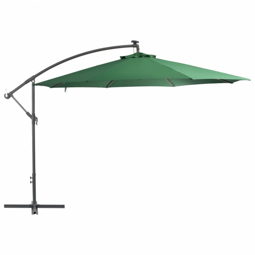 Konzolový slnečník s LED svetlami Ø 350 cm Dekorhome 1