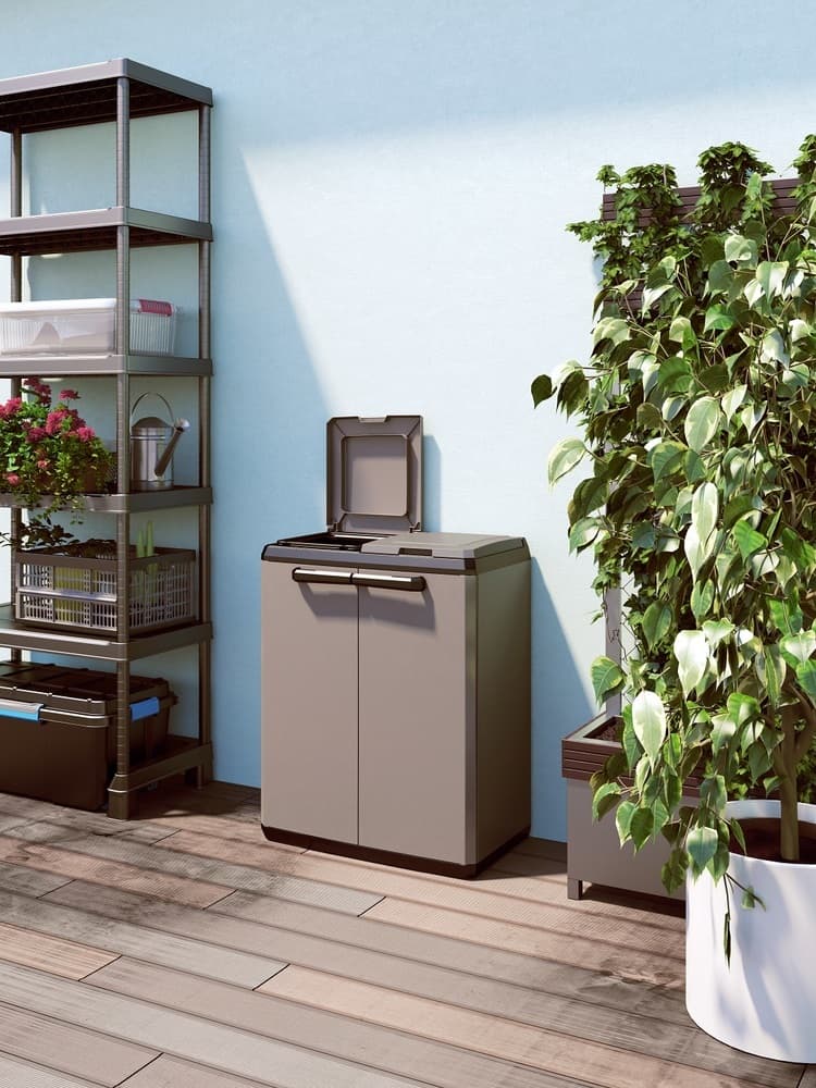 Záhradný recyklačný kôš SPLIT CABINET BASIC Keter 1