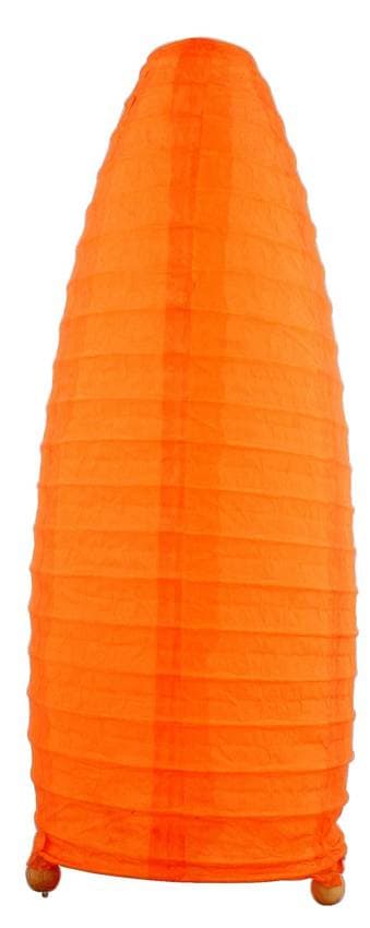 Papierová stolová lampa oranžová Papyrus 1