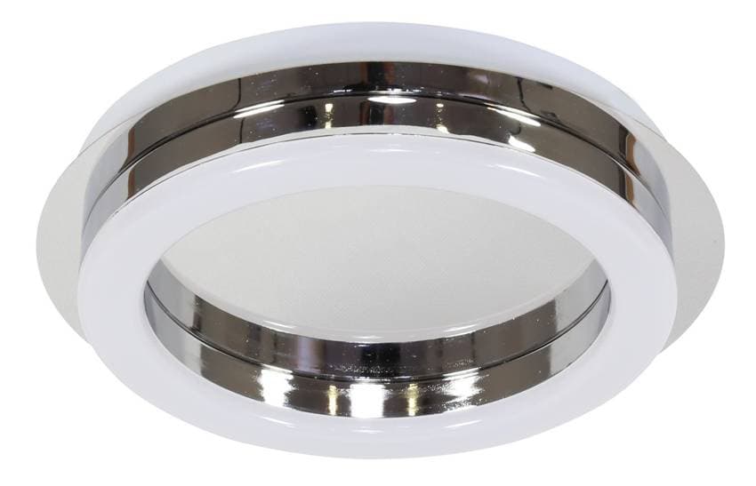 LED stropné svietidlo 12W chrómové okrúhle Pemonte