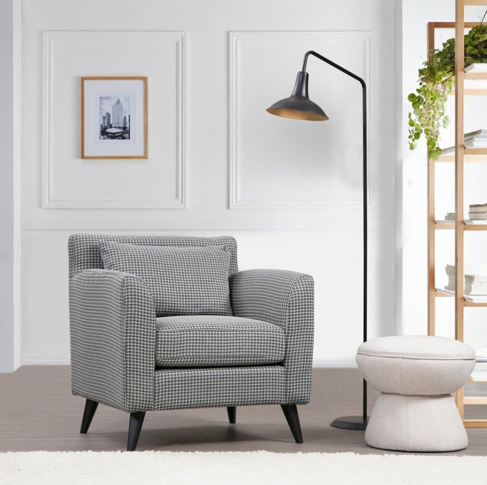 Kreslo ušiak Nordic Armchair - Patterned 1