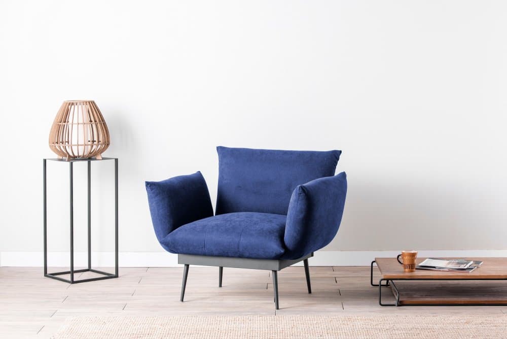 Kreslo ušiak Jax Solo - Navy Blue GR125 1