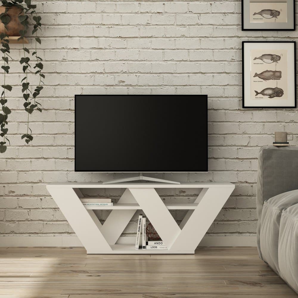 TV stolík Pipralla - White 1