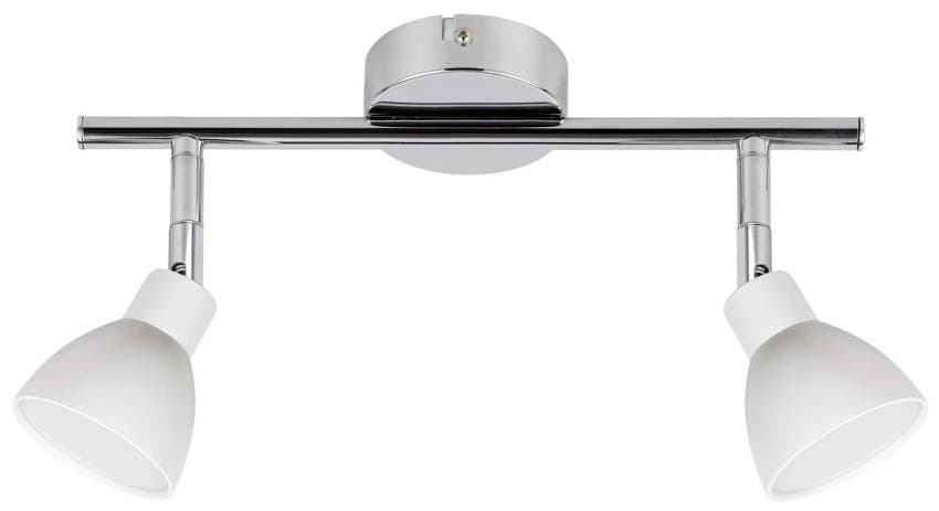 LED nástenná lampa 2x5W COB ROY STRIP BIELA