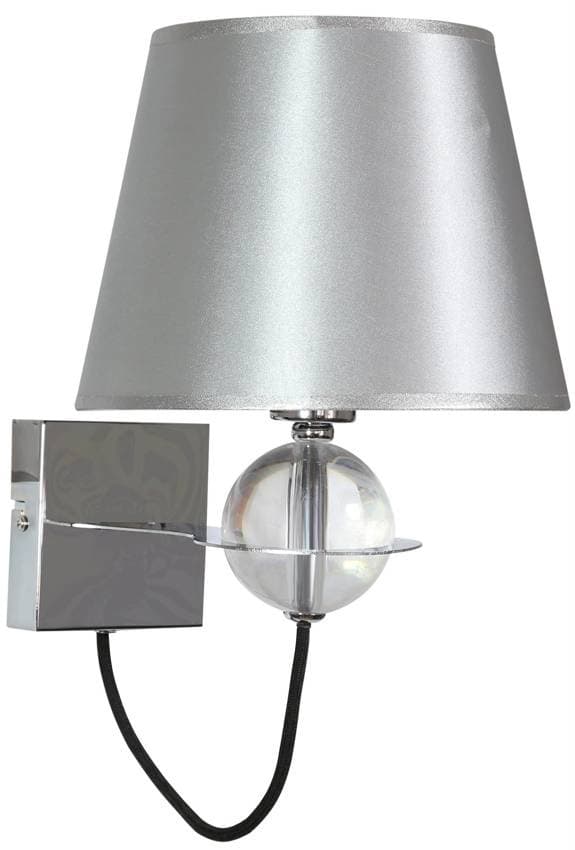 Nástenná lampa 1X40W E14 strieborná TESORO 1