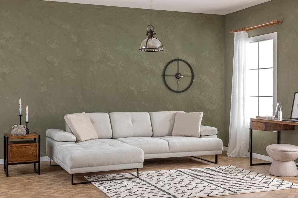 Rohová sedacia súprava / Rohová pohovka Mustang Small Left - Beige 1