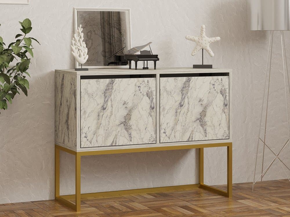 Konzolový stolík Zermat - Freesia Marble 1