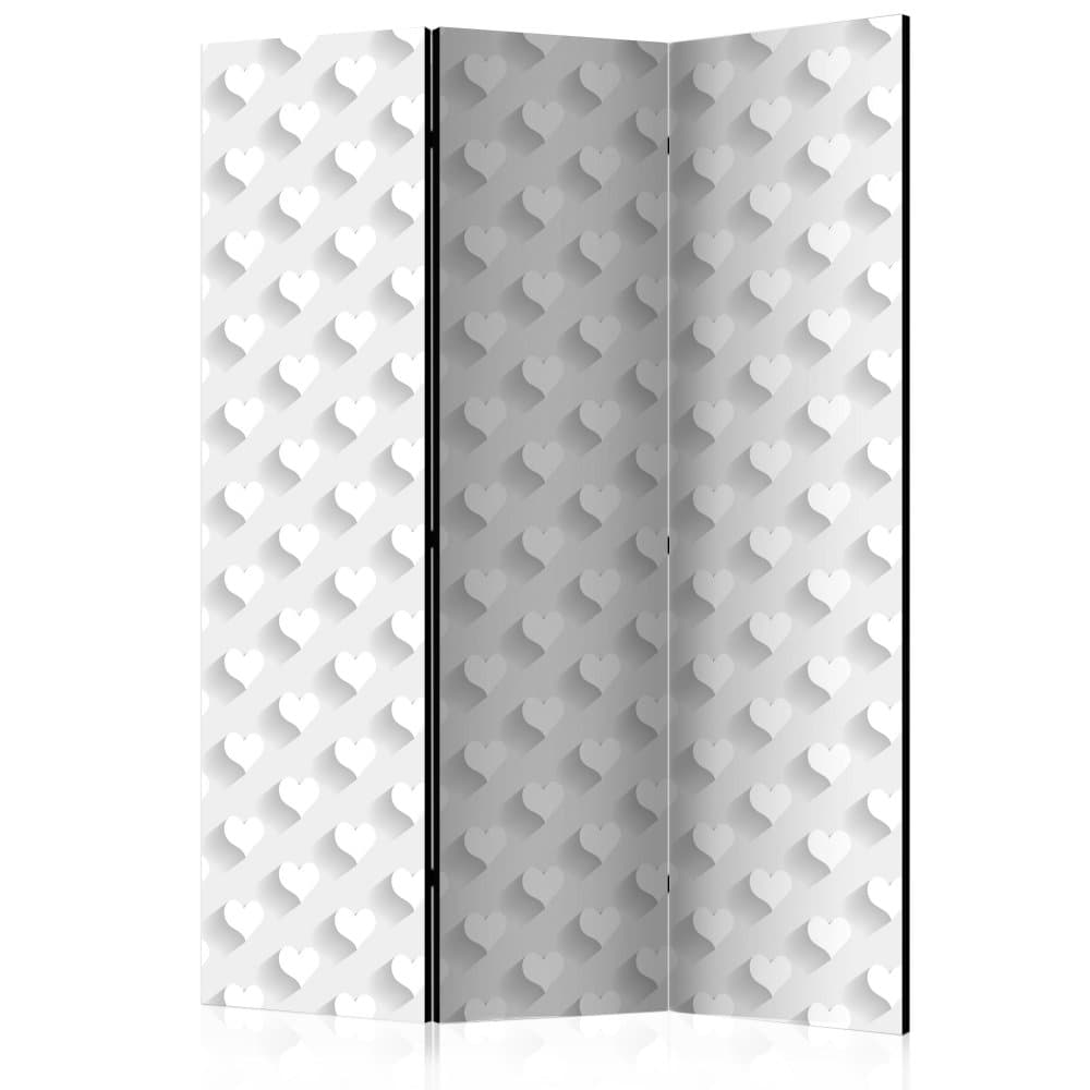 Paraván Grey Hearts Dekorhome 1