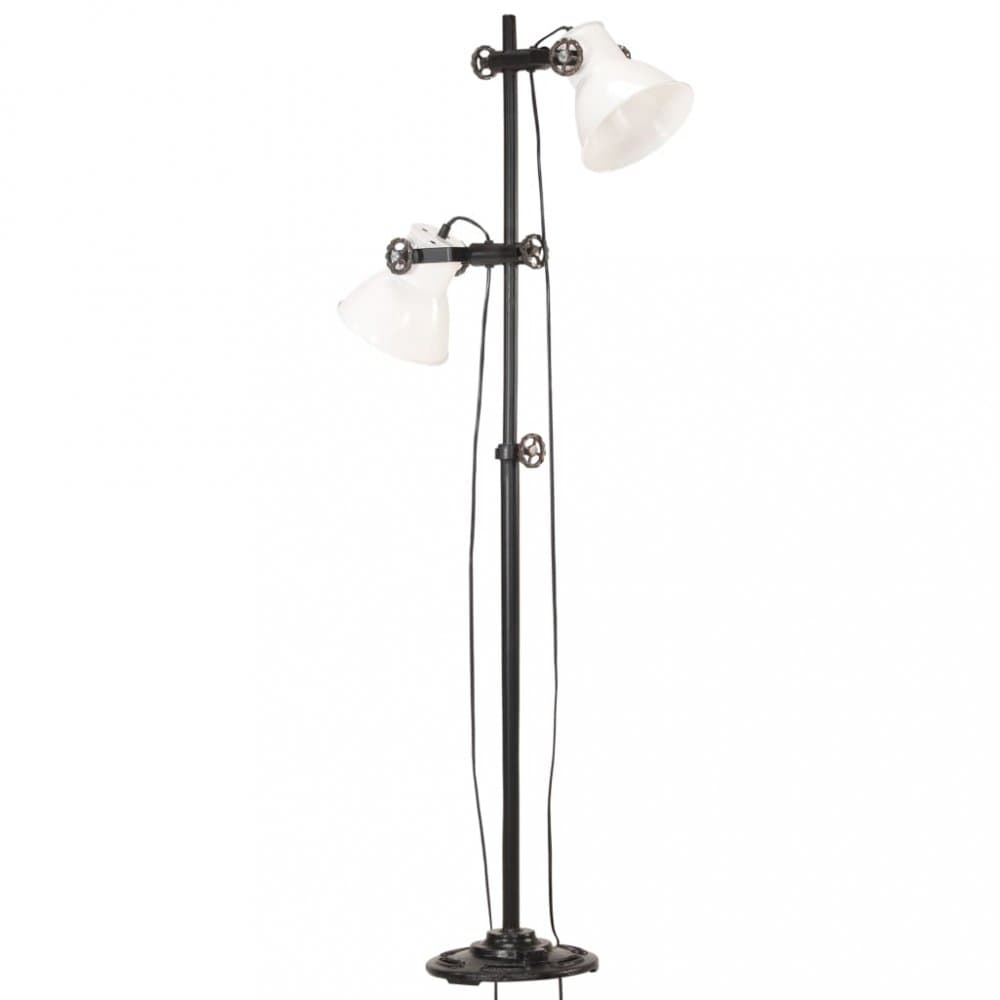 Stojacia lampa s 2 svietidlami liatina Dekorhome 1