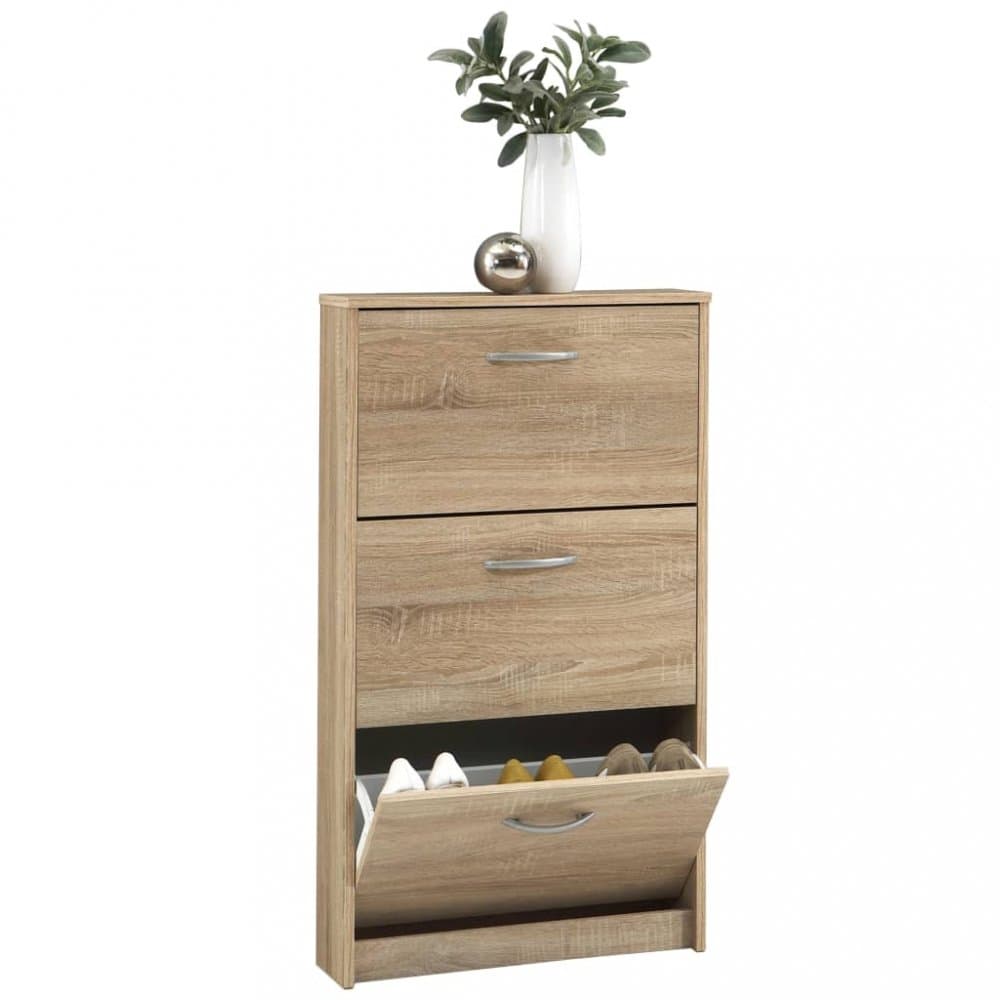 Botník trojradový drevotrieska Dekorhome 1