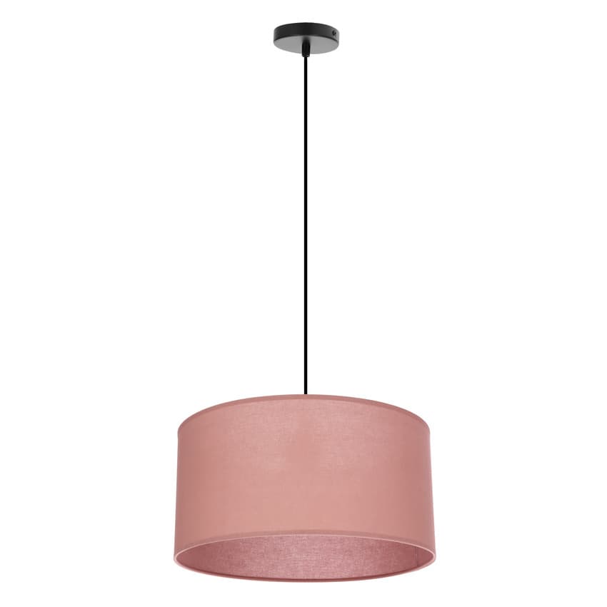 Závesná lampa SHANTI čierna 1x40 E27 tienidlo vres
