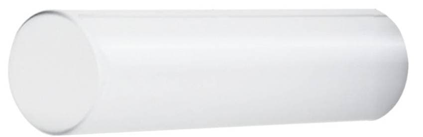Biele sklenené tienidlo E14 pre nástennú lampu Jadet