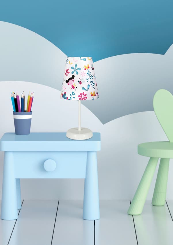 Detská stolová lampa pre dievčatá