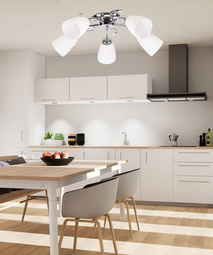 Stropná lampa Ursella 5X40W E14 biela 1