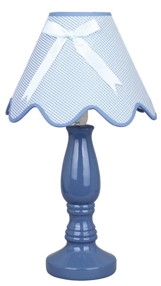 Modrá nočná lampa Lola 1