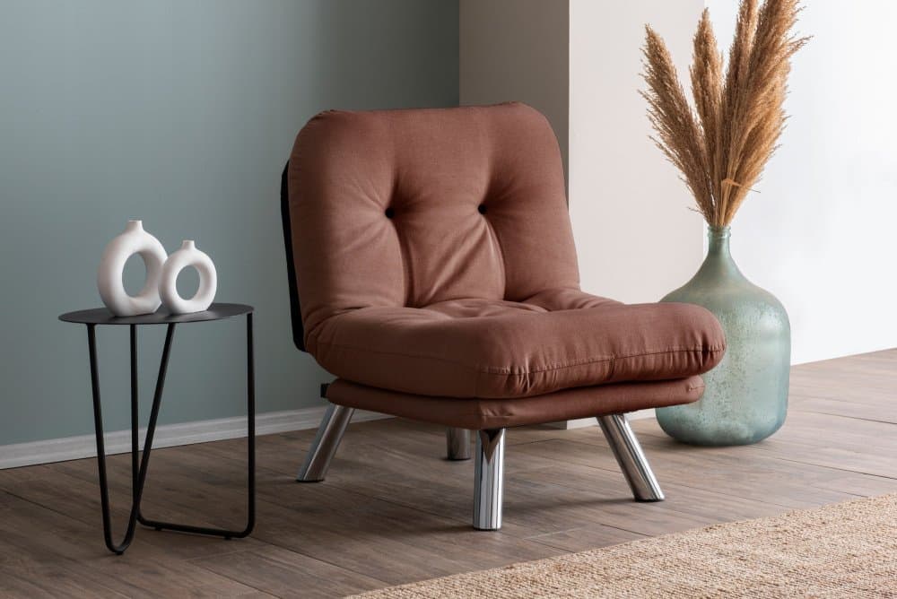 Rozkladacie kreslo Misa Small Solo - Light Brown 1