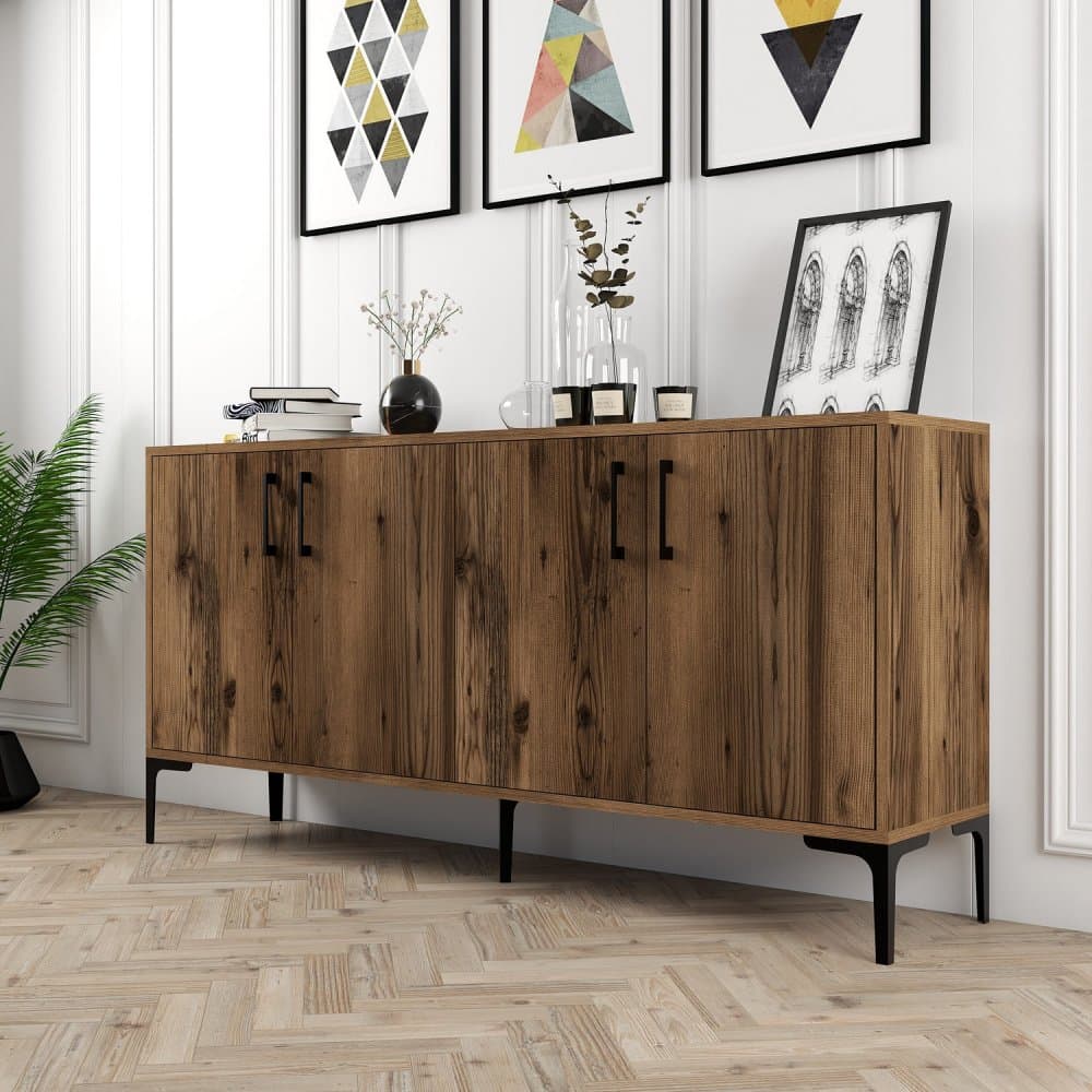 Konzolový stolík Kiev 160 - Walnut 1
