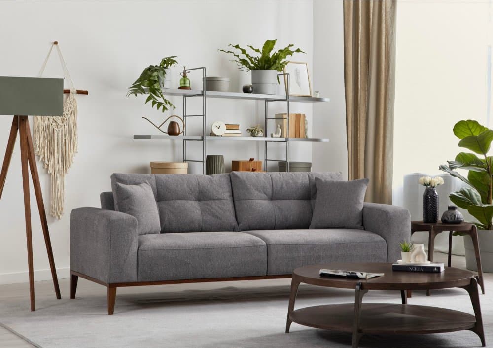 Trojmiestna rozkladacia pohovka Sinor 3 Seater - Light Grey 1