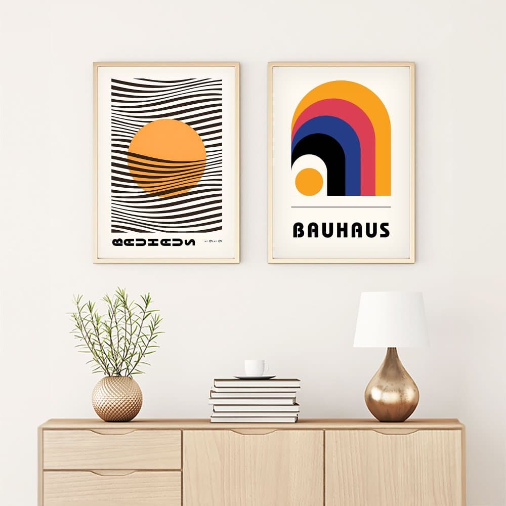 Dekoratívny rámovaný obraz z MDF (2 kusy) Huhu246 - 50 x 70 1